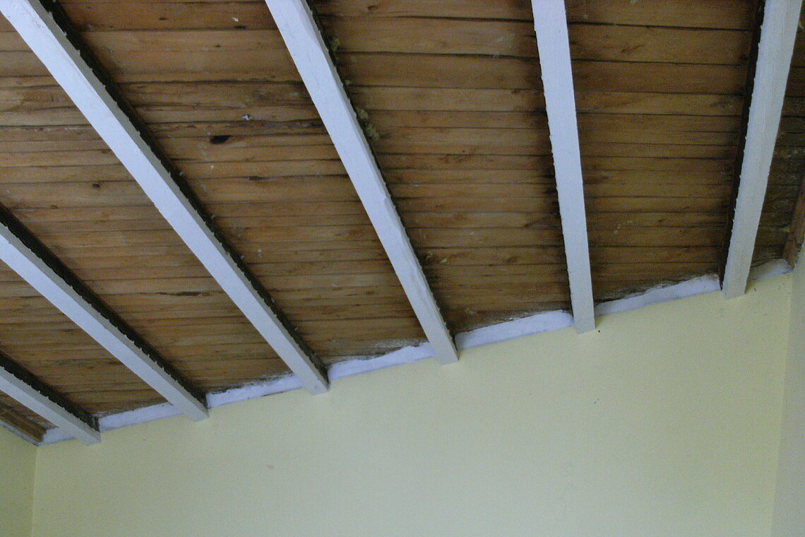 Dachboden ohne Verkleidung (Vor Fertigstellung)